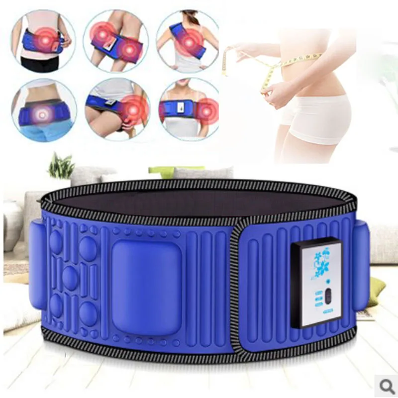 

Electric Abdominal Stimulator Body Vibrating Slimming Belt Belly Muscle Waist Trainer Massager X5 Times Weight Loss Fat Burning