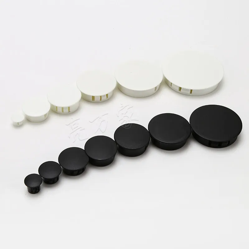 Couvercle de trou réservé au panneau en plastique, 10 pièces, bouchon de pression décoratif, bouchon de Tube de suppression de Tube, bouchon anti-poussière