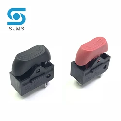 2PCS Ship Switch Hair Dryer Switch Rocker Switch 3 Position ON OFF Boat Switch Red/Black 3 speed Three-legged Full Copper
