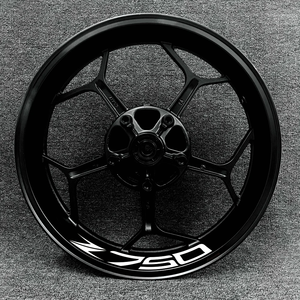 Full Set For Kawasaki Z750 Motorcycle Rim Logo Decal Decoration Inner And Outer Wheel Hub Waterproof High Reflective Stickers