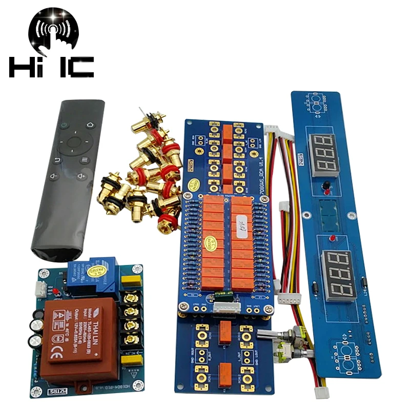 

HiFi Infrared Remote Control Volume Control Adjust Board ALPS27 Amplifier Preamp Motor Relay Potentiometer Reference GOLDMUND