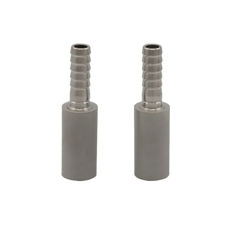 3pcs 0.5 or 2 Micron Diffusion Stone Stainless Steel Aeration Stone Carbonating Stone with 1/4