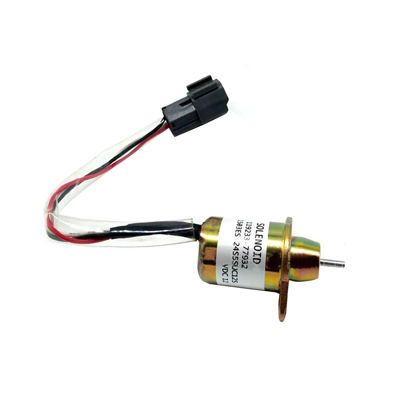 

Fuel Shut Down Solenoid 12V 1503ES-12S5SUC5S SA-4562-12 119653-77950 Compatible with Komatsu Excavator PC45 PC50 Yanmar Engine