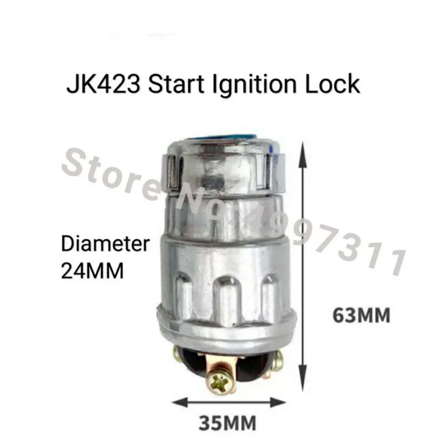 JK423 JK260 Diesel Generator Ignition Switch Single Cylinder Diesel Engine Button Start Key Start