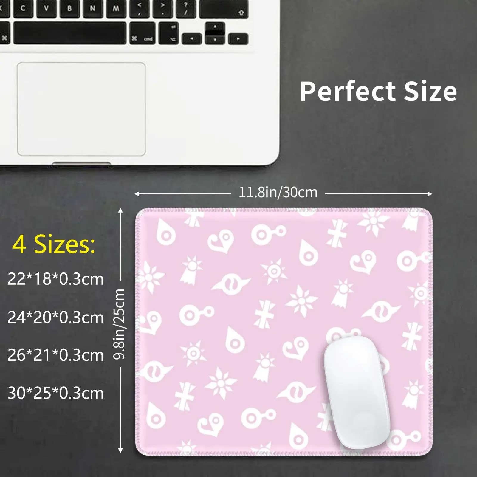 Digimon Pink Mouse Pad DIY Print Cushion Digimon Anime Digimon Adventure Digicrests Digicrest Digidestined