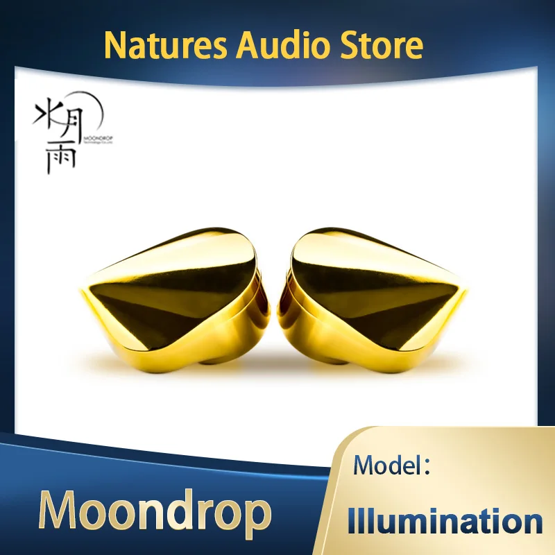 

MOONDROP Illumination IEM Earbuds flagship dynamic earphone in-ear monitor HIFI earphone detachable plug with detachable cable