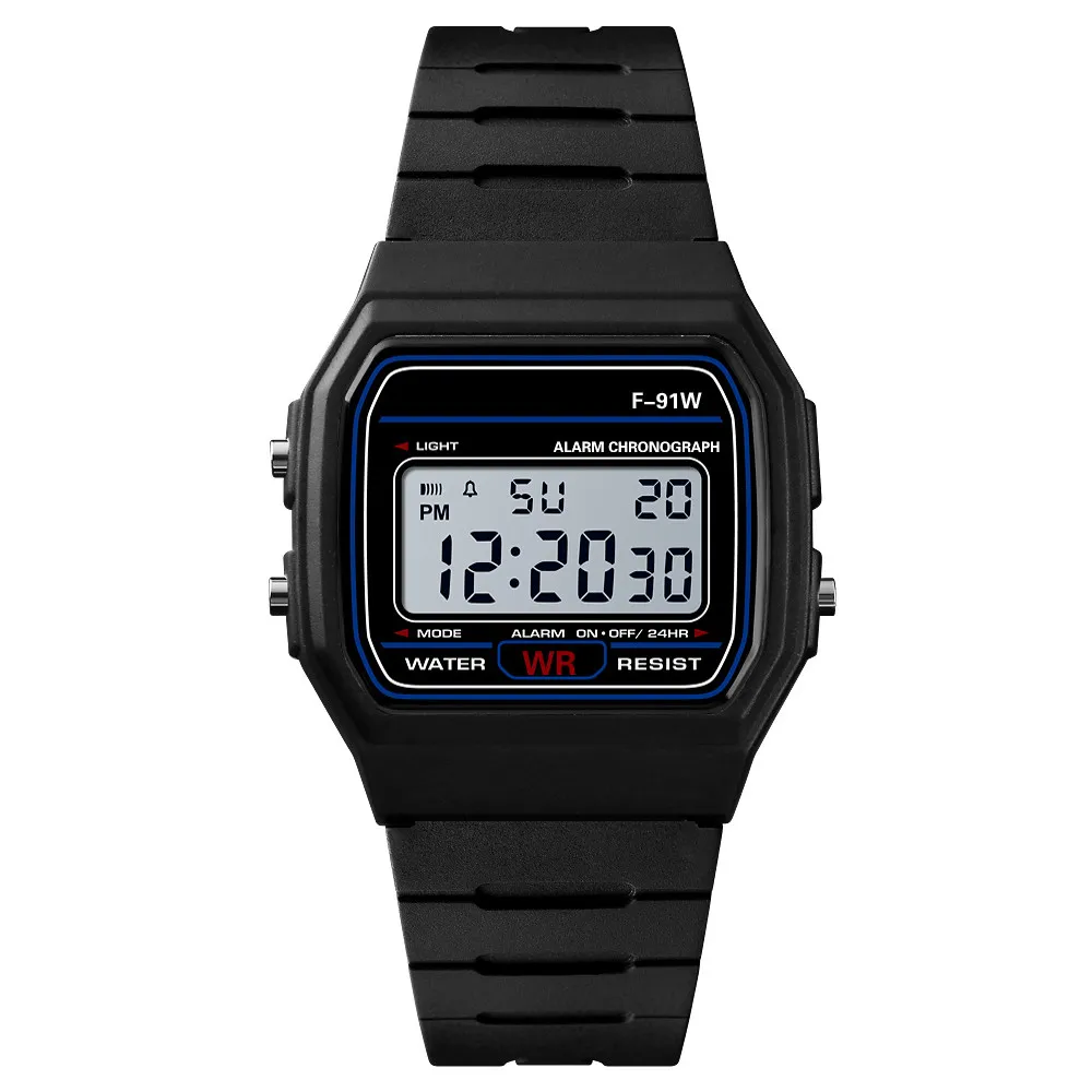 Relógio de pulso Digital Masculino, Esporte Militar, LED, Impermeável, Luxo