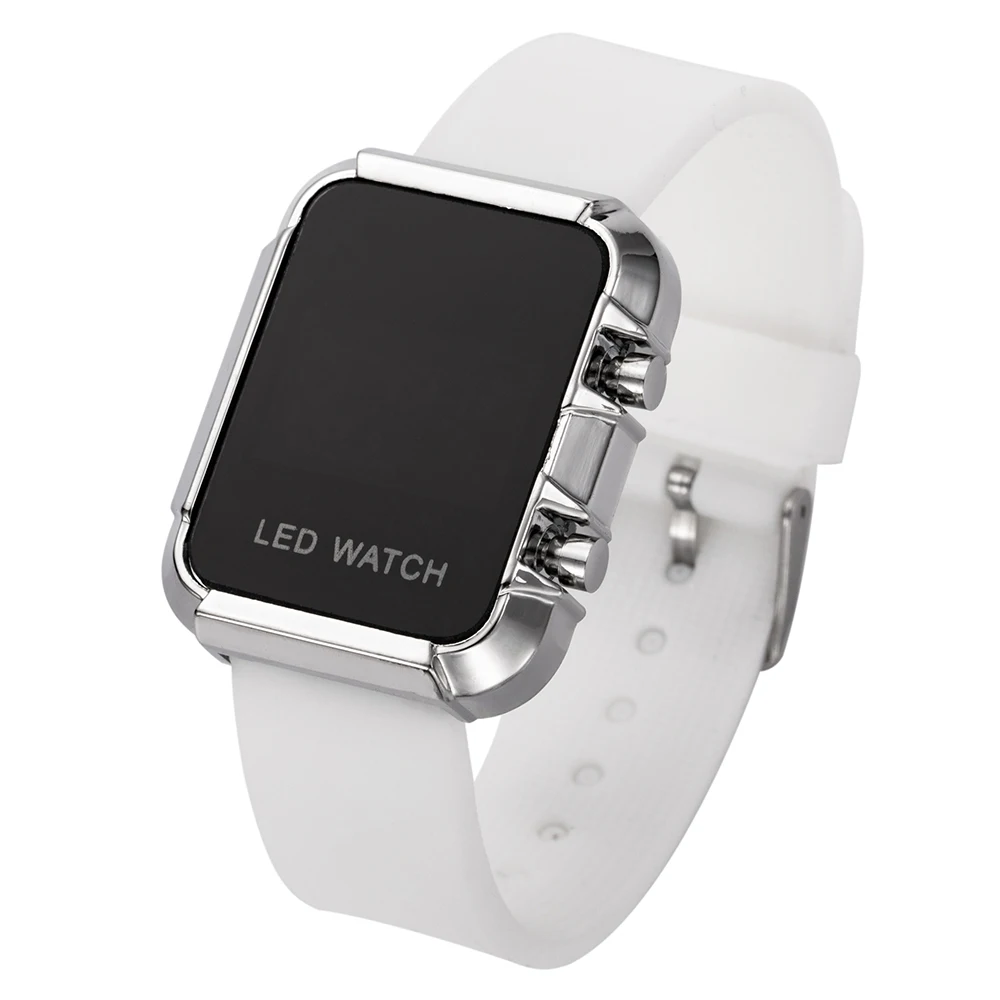 Relojes LED digitales para niños, niñas, niños, estudiantes, deportes, hombres, mujeres, promoción, plástico, regalo al aire libre, relojes de