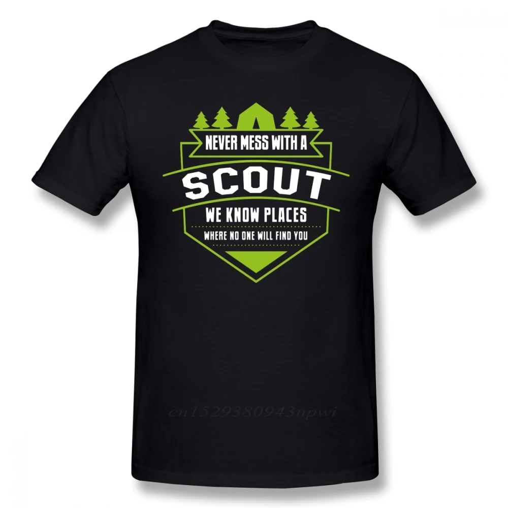 Boy Scout T Shirt Scout Leader T-Shirt Oversized Streetwear Tee Shirt Funny Graphic Male Short Sleeves 100% Cotton Tshirt