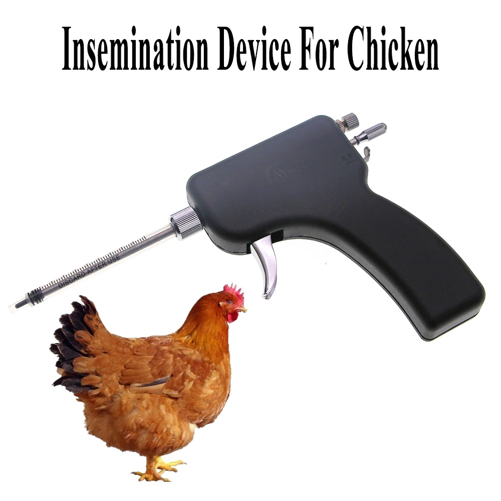 

8PCS Wholesale Chicken Artificial Insemination Continuous Adjustable Plunger Device For Breeder Poultry Farming Tool Supplies