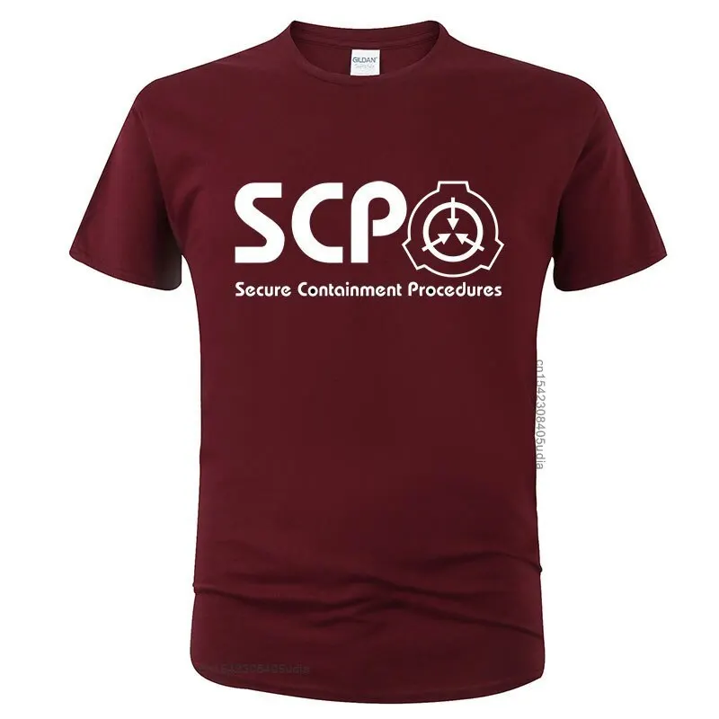 Summer Casual T Shirt Cool Tshirt Scp Foundation T-Shirt Men Women Cotton Short Sleeve Secure Contain Protect Printed Tees