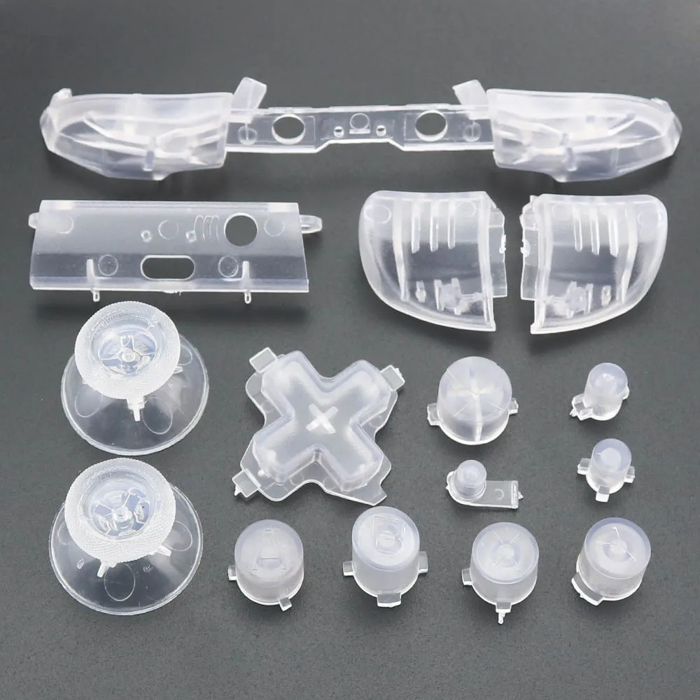 Полный комплект бамперов, пусковые кнопки, замена для XboxOne S Dpad ABXY грипсов, запасные части для кнопок для контроллера Xbox One S, 1 комплект