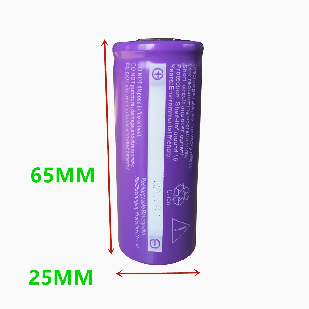 3.7V 26650 Battery 8800mAh Li-ion Rechargeable Battery for LED Flashlight Torch