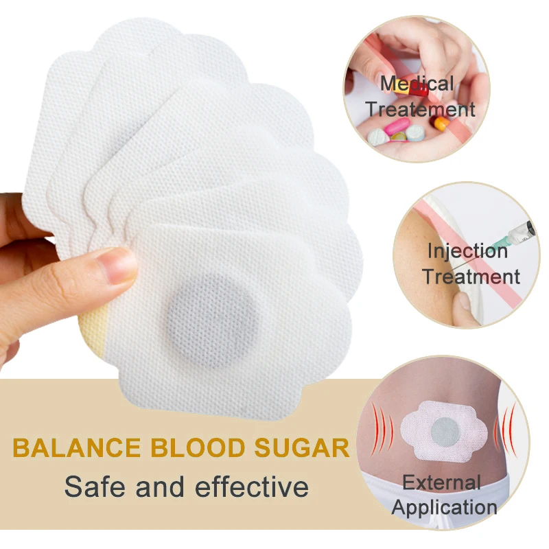 6/18/30/42/60Pcs New Diabetes Patch Mediacl Plaster 100% Natural Herbal Stabilizes Blood Sugar Level Balance Blood Glucose Care