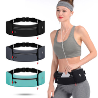 Running Waist Pack Outdoor Sports Hiking Racing Gym Fitness Lightweight Reflective Hydration Belt Water Bottle Running Hip Bag