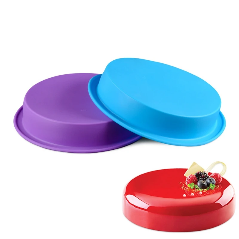 

27CM Round Bread Silicone Bakeware Tools Cake Moulds Cupcake Liner Stands DIY Desserts Baking Mold Tool k976