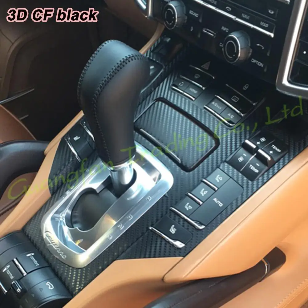 

For Porsche Cayenne 2011-2016 3D/5D Carbon Fiber Car Inner Trim Cover Interior Sticker Decorative Accessories