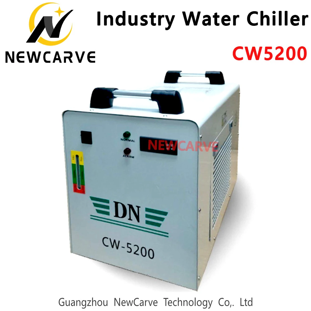 

Water Cooling CW5200 Industry Chiller For CO2 Laser Machine Cooling 150W Laser Tube NEWCARVE