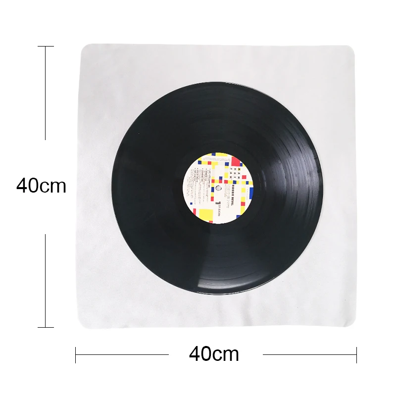 2PCS Large Cleaning Cloth Absorbent Soft Cloth for LP Vinyl Record Cleaning Tool