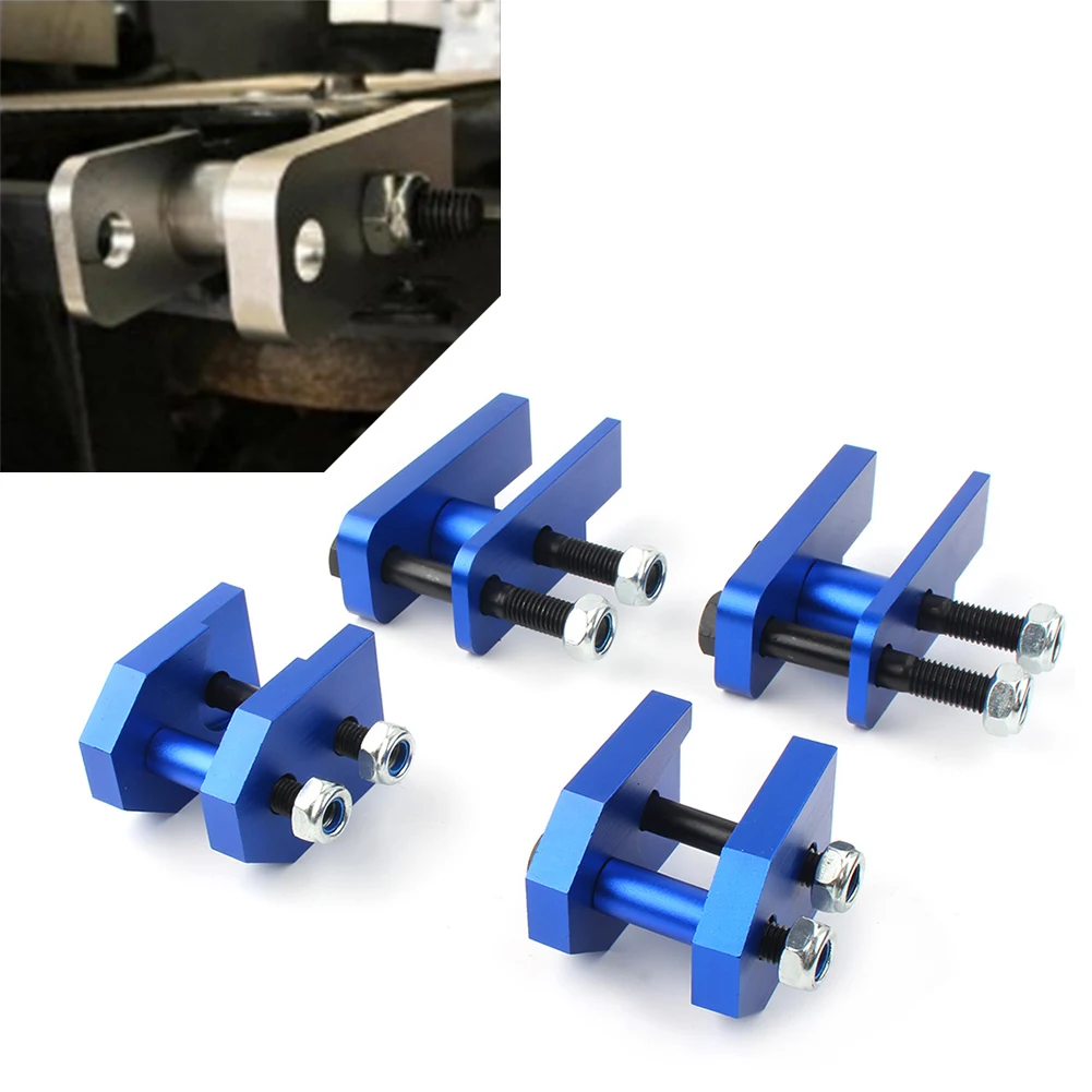 

2" Full Lift Kit Front & Rear For For ATV Yamaha Rhino 450 2004-2010 660 2004-2007 700 2008-2015 Blue Aluminum 4Pcs/Set