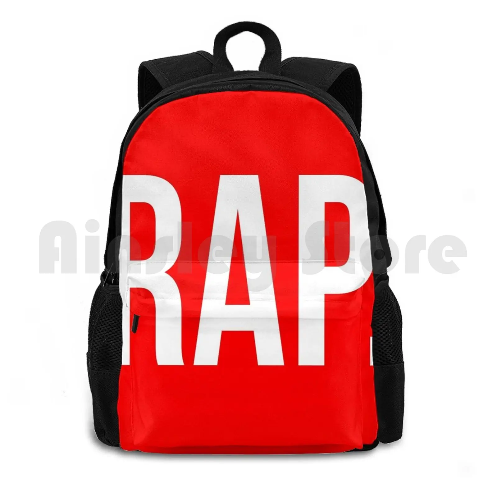 Rap Outdoor Hiking Backpack Waterproof Camping Travel Rap Rapper Hip Hop Old School Legends Music Band Cool Speaker 90s