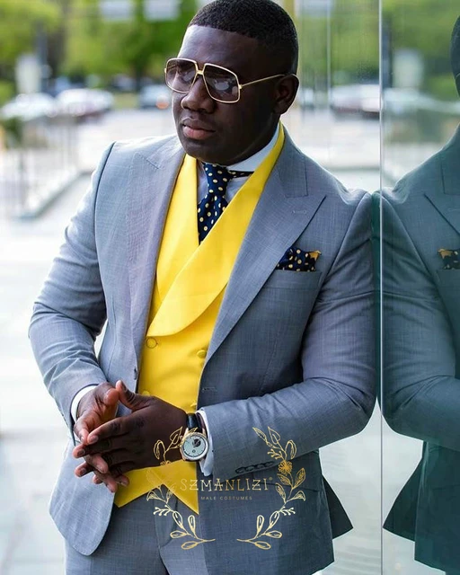 Light yellow blazer mens best sale