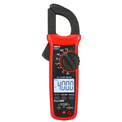 UNI-T AC DC Digital Clamp Meter multimetro UT201 + UT202 + UT203 + corrente Amperimetrica capacità NCV Ohm Hz Tester