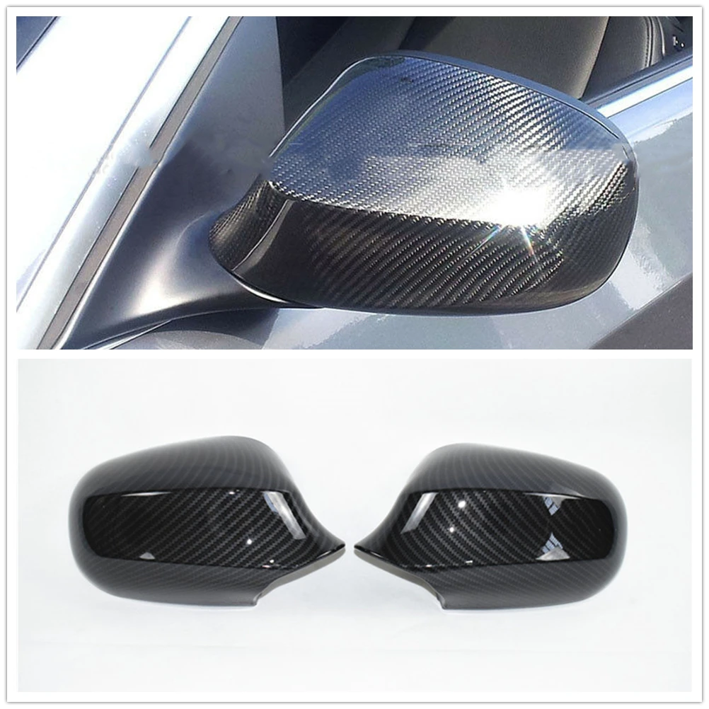 

Mirror Cover For BMW 3-Series E90 E91 E92 E93 LCI Coupe 2010-2013 Exterior Dry Carbon Fiber Rearview Rear View Shell Caps Add On