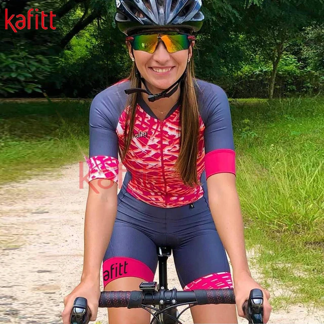 Cafete uniforme de triatlon para mujer traje de ciclismo Sexy de manga corta traje de carreras profesional traje de ciclismo AliExpress