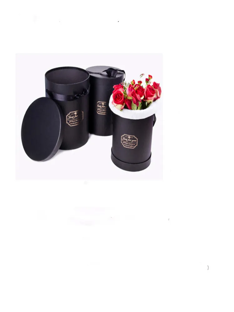 3 pieces of hug bucket gift box rose box flower basket flower arrangement material wedding with hand candy box