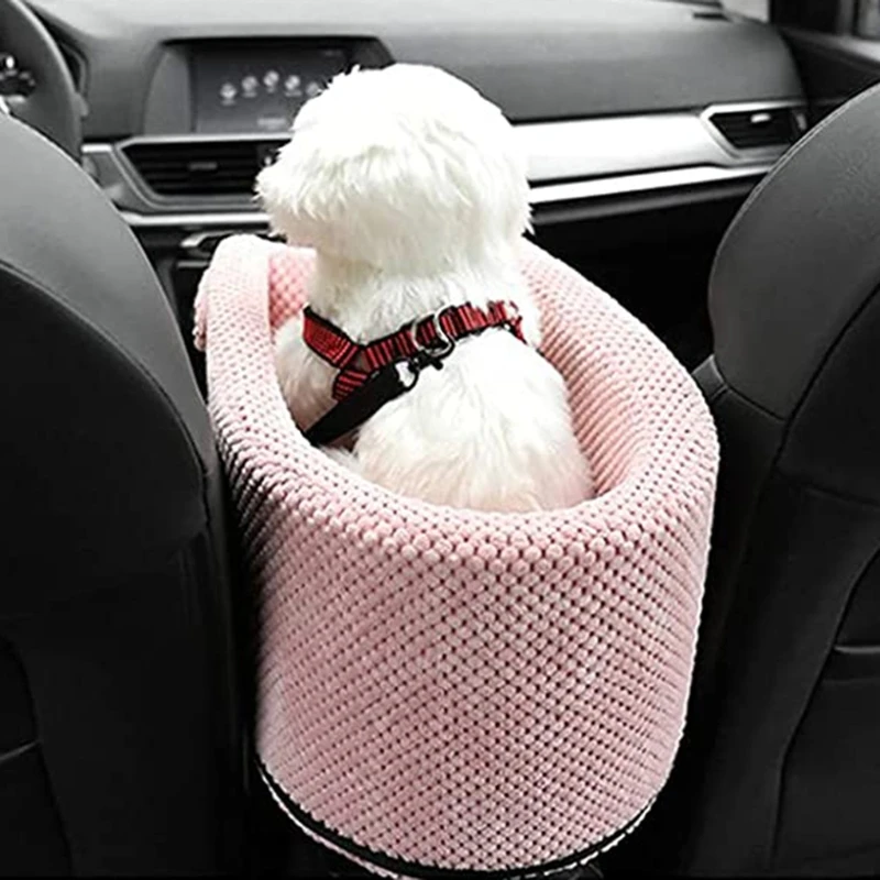 Auto Seat Center Console Dog Cat Nest Pet Bed Outdoor Carrier Tote Bag Durable Protect Your Car Seat from Scratch Tools