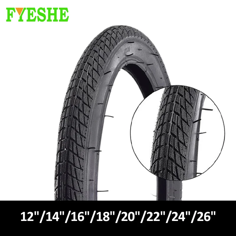 

mtb Bike Tires 26/24/22/20/18/16/14/12X1.75/1.95/2.4 inches Anti Puncture Bike Tires For Mountain Bike Road Bike