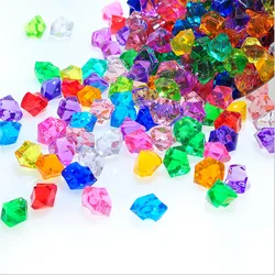 Piezas irregulares de acrílico transparente para juegos de mesa, piezas de juego de ajedrez, piedra de peón, 10x9x6mm, 100 unidades por lote