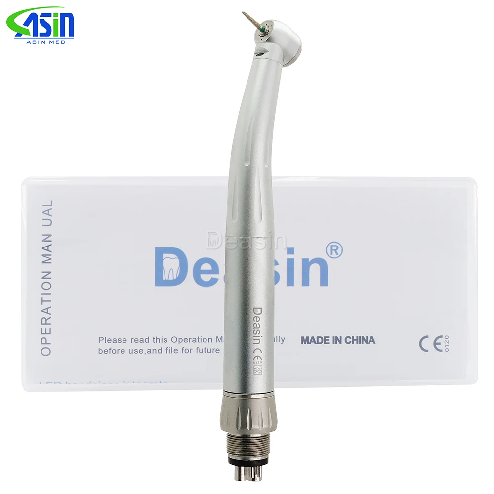 1 Pcs Kv Type Dental Catridge 6 Holes QUICK Coupler Fit  Fiber Optic LED Turbine Handpiece