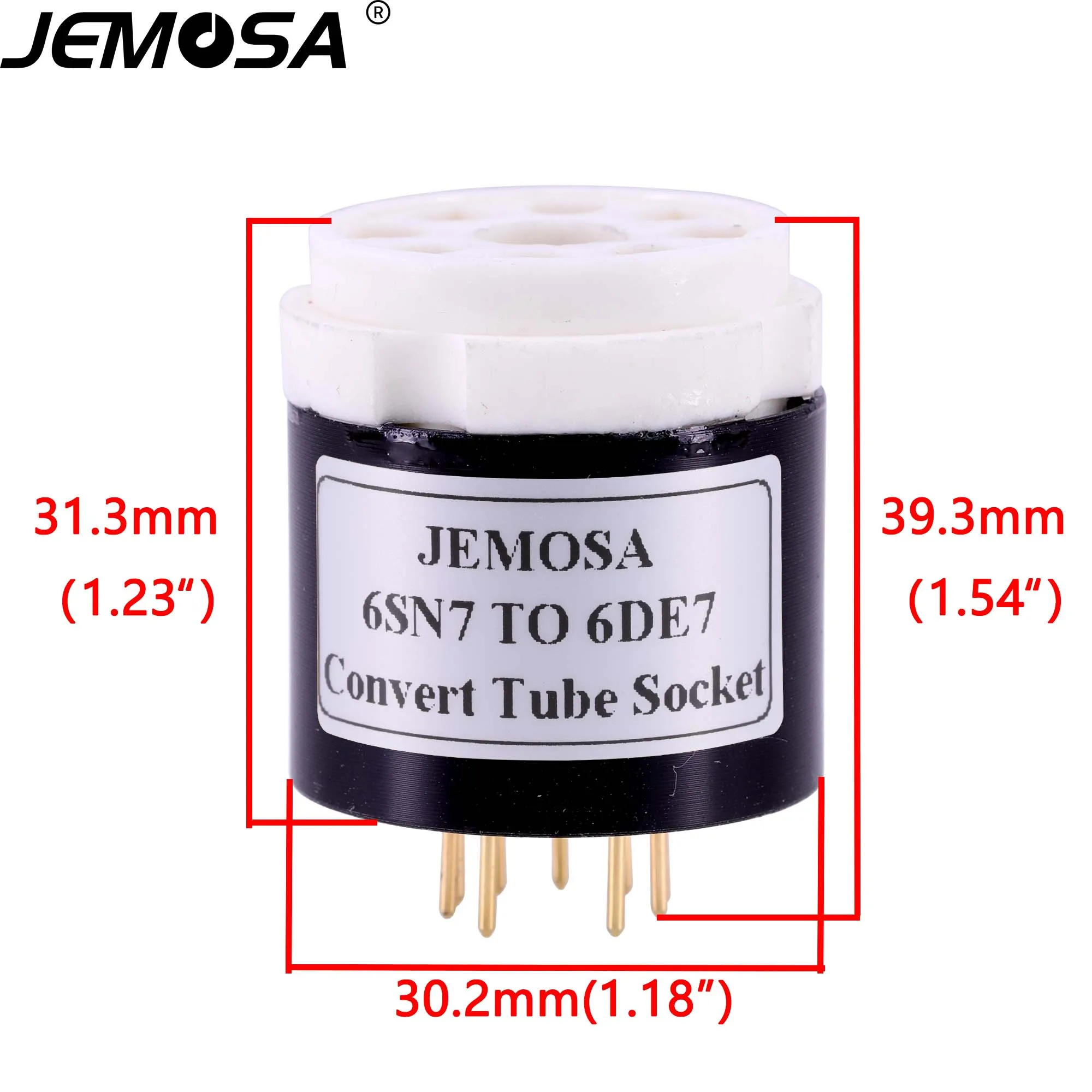 1PC 8Pin TO 9Pin Gniazdo lampowe CV181 6N8P 6N9P 6SL7 6SN7 TO 6DE7 DIY HIFI Wzmacniacz audio Gniazdo lampowe Adapter Konwerter