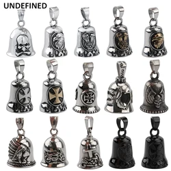 For Harley Indian Scout Touring Softail Dyna Bobber Universal Motorcycle Bell Cross Engine Cool Biker Guard Bell Stainless Steel