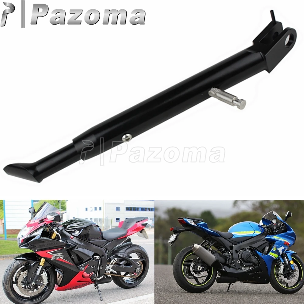 

1Pc Motorcycle Adjustable Side kickstands Aluminum Support Parking Rack For Suzuki GSX-R 600 750 GSX-R600 GSX-R750 2011-2017