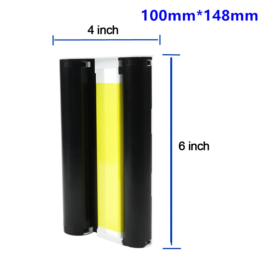 6 Inch Ink Cassette KP-108IN KP-36IN Ink and Paper Set for Canon Selphy CP1300 CP1200 CP910 CP900 Photo Printer