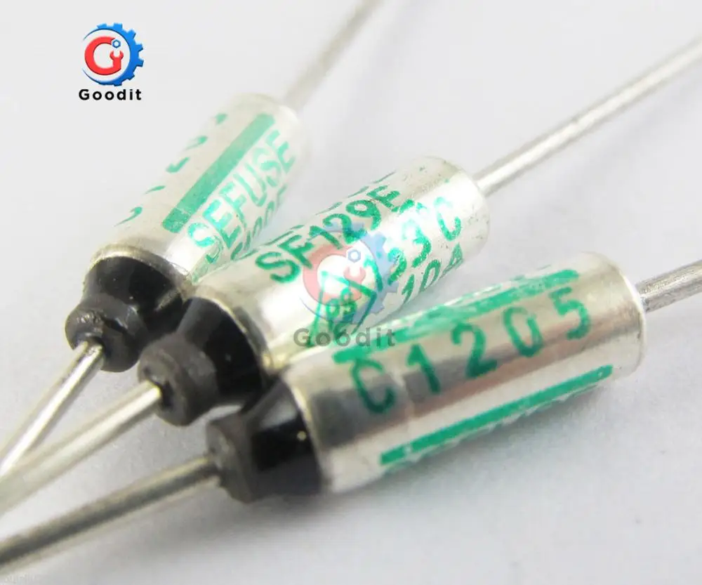 10PCS SF129E SEFUSE Cutoffs NEC Thermal Fuse 133 Celsius 133 Degree 10A 250V CF