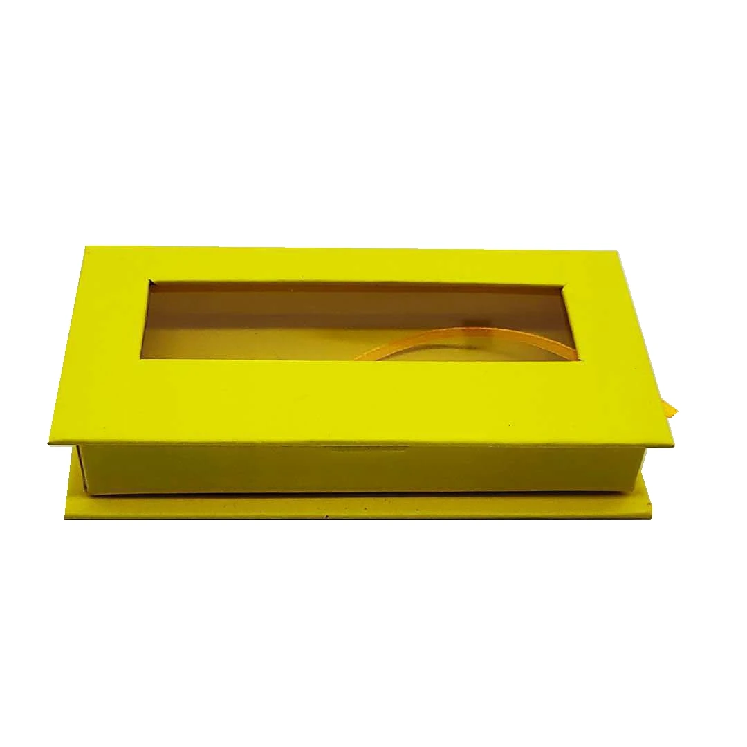 1pcs with tray Magnet common eyelash box case packaging empty wholesale bulk 18-25mm mink color lashes boxes Customizable logo