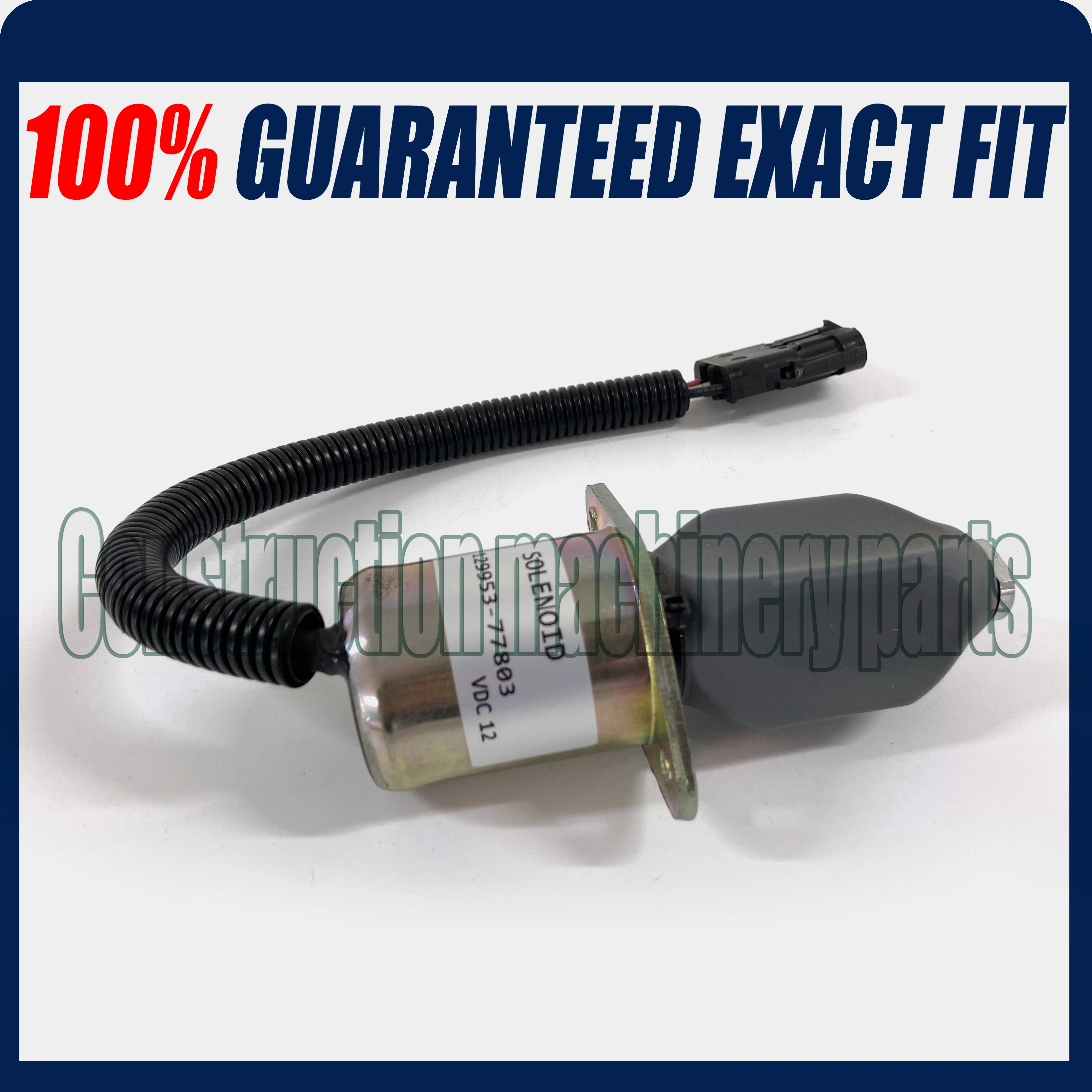 

Fuel Shut Down Off Solenoid 12V 3919422 SA-4754-12 Fit For Yanmar Cummins Kubota engines stop solenoid SA-3665-12