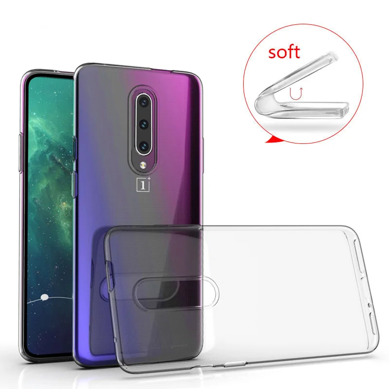 Высококачественные прозрачные телефонные чехлы для OnePlus 7 7T 8 8T Pro 5G Nord, мягкие ТПУ прозрачные задние Чехлы One Plus 7Pro 8Pro T OnePlus8T