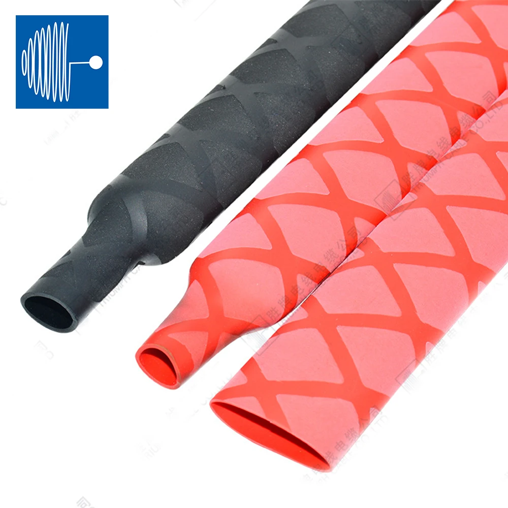 

TRIUMPHCABLE 10M four color antiskid flame retardant pattern heat shrinkable tube anti electric fishing rod badminton handle