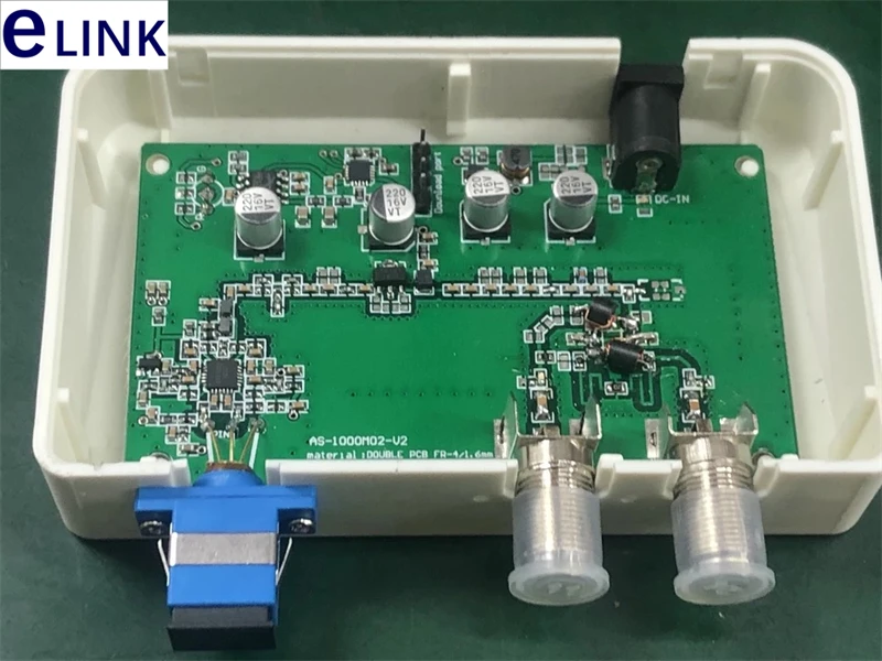 Receptor óptico de doble salida FTTH con función AGC, fibra SC/FC PC APC para el hogar, envío gratis, FTTHELINK, 5 uds.