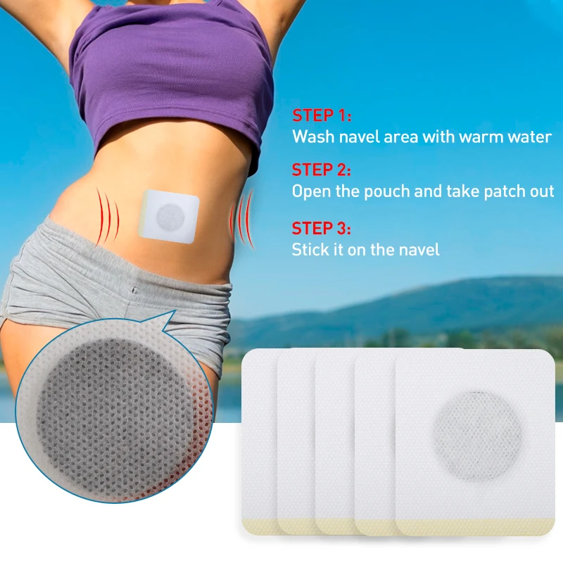 6Pcs/Bag Sumifun New Diabetic Navel Patch Herbal Sticker Balance Blood Sugar Clean Blood Vessels Hyperglycemia Diabetes Plaster