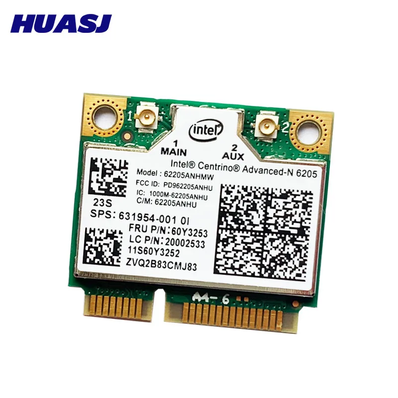 Huasj-processador intel centrino thinkpad x220, x220i, t420, 60y3253, wi-fi, pcie, jeta, n 6205, 62205hmw, 300mbps