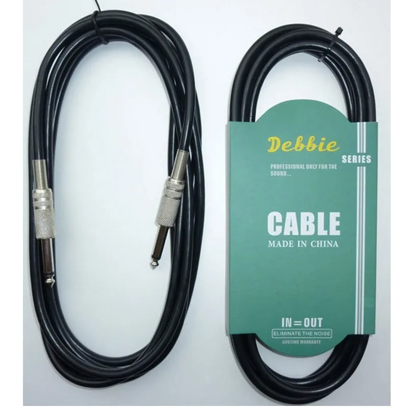 1 Stück 3m Elektrisches Patchkabel Gitarrenverstärker-Kabel Gitarrenpedal-Kabel Zubehörteile Musikinstrument – Detail 2