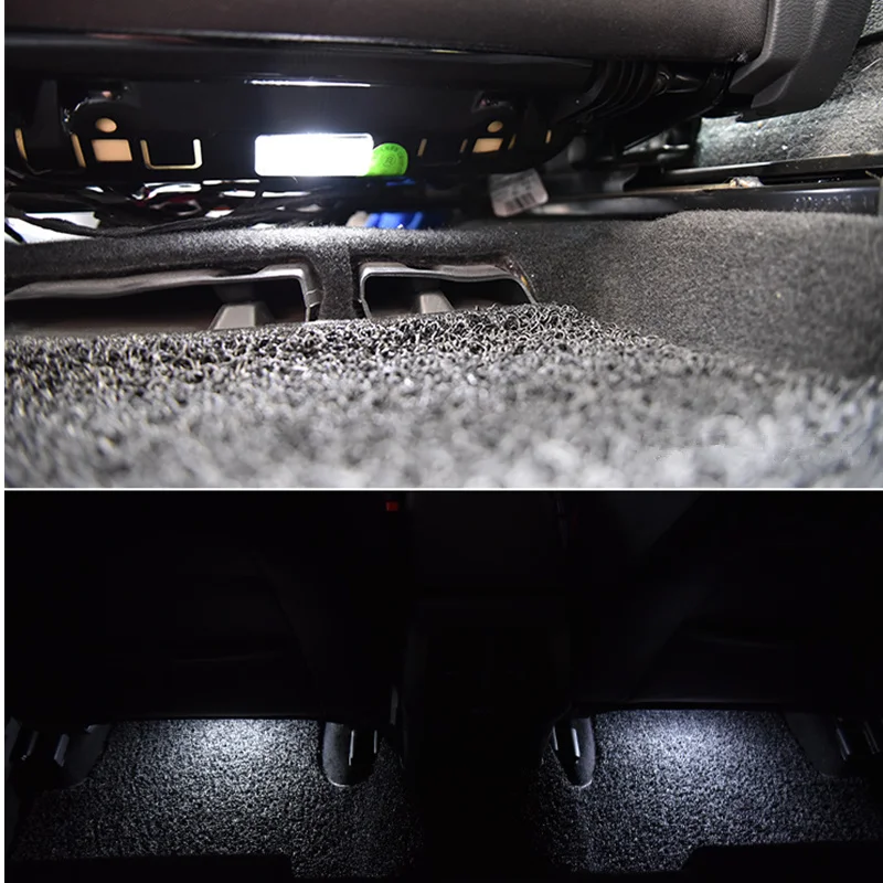 Car Rear Led Foot lamp LED Footwell Light Cable Wiring harness For VW Golf 7 MK7 VII Passat B8 5GG947409 5G0947409 5GG 947 409