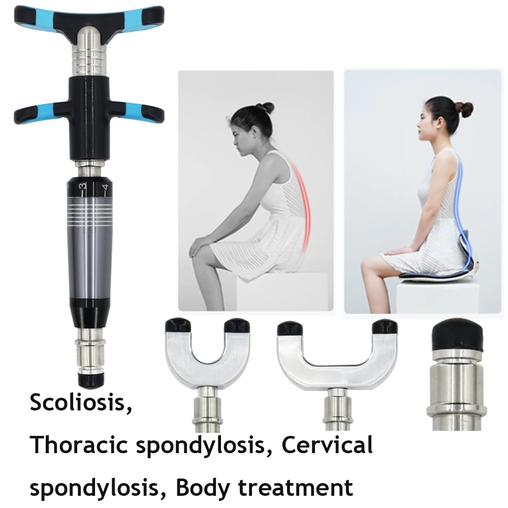 جديد بتقويم العمود الفقري ضبط أداة ماكينة ليزر لتخفيف ألم المفاصل العلاج 300N تدليك دليل بندقية العمود الفقري الصحيح بندقية المحمولة مدلك