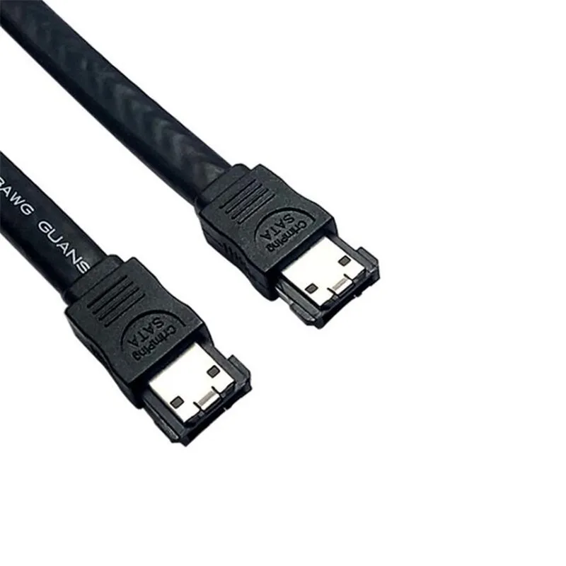 

E-SATA eSATA Male to Male Extension Data Transfer Cable Cord for Portable Hard Drive 1m/1.2m